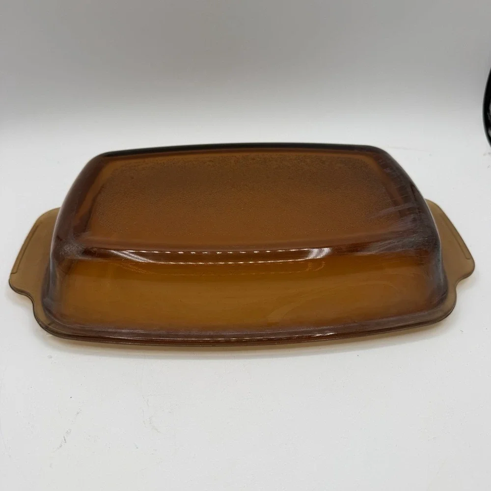 Vintage West Bend Slow Cooker Replacement Glass Lid Amber 4 to 6 Qt